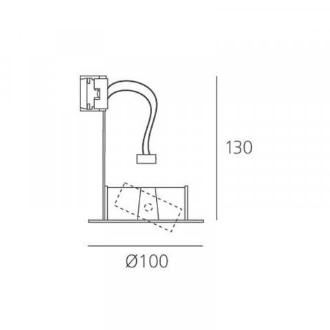 Встраиваемые светильник Artemide Toplite M042500