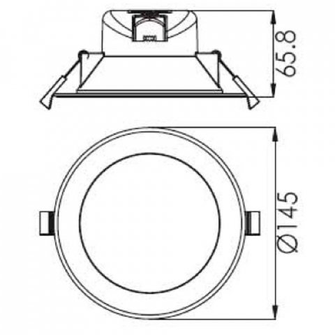 Встраиваемый светильник Deko-Light Acrux 120 565364