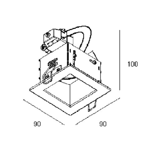 Встраиваемый светильник Delta Light Artuur 202 25 13 A-B
