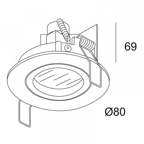 Встраиваемый светильник Delta Light Ringo 202 11 13 C