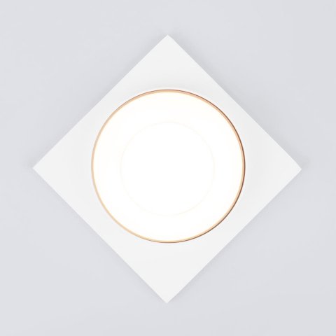 Встраиваемый светильник Elektrostandard 116 MR16 золото/белый a053346