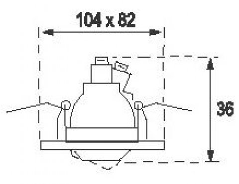 Встраиваемый светильник IMEX IL.0008.4517