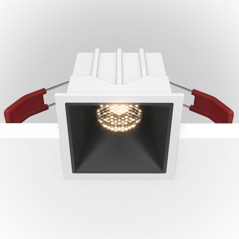 Встраиваемый светильник Maytoni Alfa LED DL043-01-10W3K-D-SQ-WB