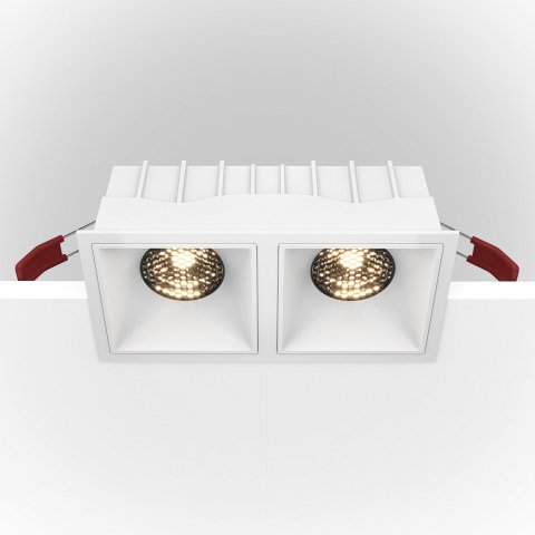 Встраиваемый светильник Maytoni Alfa LED DL043-02-15W4K-D-SQ-W