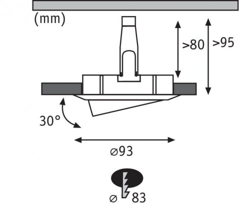 Встраиваемый светильник Paulmann Nova Plus 93671