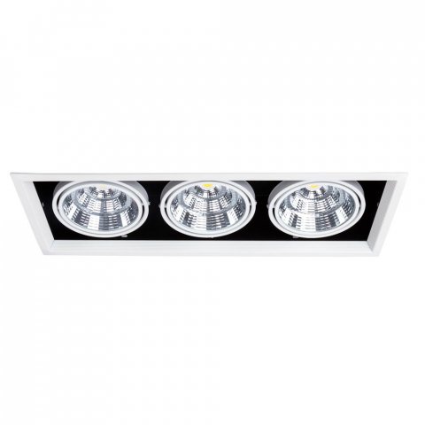 Встраиваемый светодиодный светильник Arte Lamp Merga A8450PL-3WH