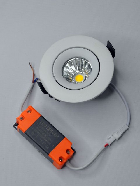 Встраиваемый светодиодный светильник Elvan VLS-006R-12W-WW-Wh