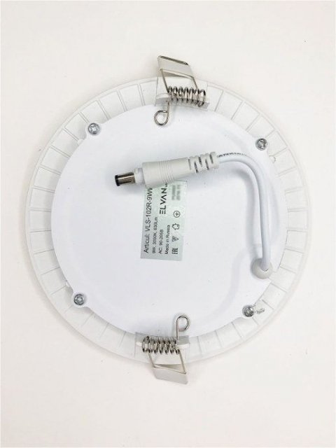 Встраиваемый светодиодный светильник Elvan VLS-102R-9W-WW-Wh