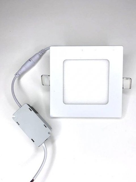 Встраиваемый светодиодный светильник Elvan VLS-102SQ-6W-WH-Wh