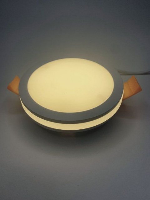 Встраиваемый светодиодный светильник Elvan VLS-109R-12W-WW-Wh