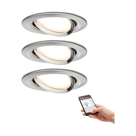 Встраиваемый светодиодный светильник Paulmann Zigbee LED Nova Plus 92959