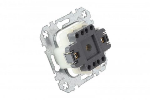 Выключатель двухклавишный Liregus Epsilon бежевый 28-0572