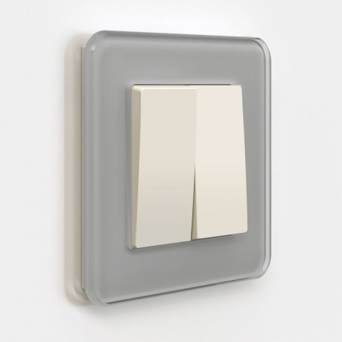 Выключатель двухклавишный Werkel айвори матовый W1120062 4690389184642