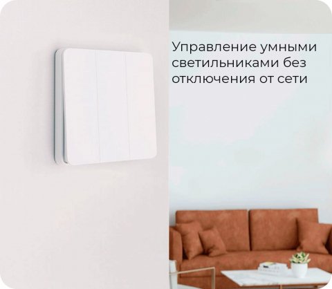 Выключатель двухклавишный Yeelight Flex Switch YLKG13YL