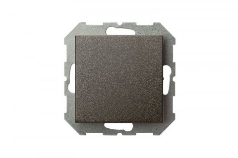 Выключатель одноклавишный Liregus Epsilon антрацит 28-102