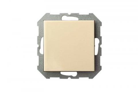 Выключатель одноклавишный Liregus Epsilon бежевый 28-0573