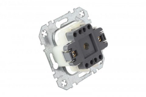 Выключатель одноклавишный Liregus Epsilon бежевый 28-058