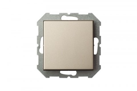 Выключатель одноклавишный Liregus Epsilon шампань 28-3000