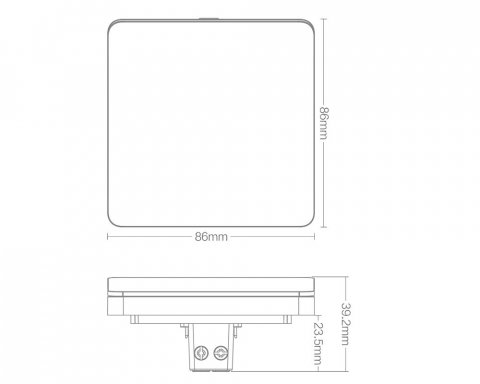 Выключатель одноклавишный Yeelight Flex Switch YLKG12YL