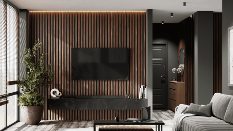 Рейка МДФ РП-2.16.2800 Орех американский