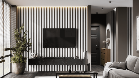 Рейка МДФ  РП-2.16.2800 Белая