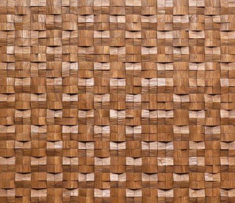 Деревянные стеновые панели Crownwood Домчик Коньяк