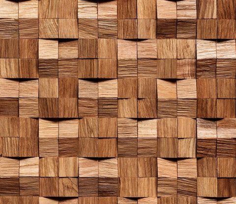 Деревянные стеновые панели Crownwood Домчик Коньяк