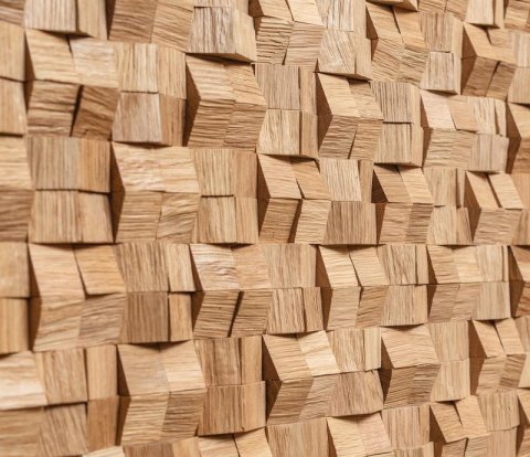 Деревянные стеновые панели Crownwood WP3D1021 Домчик натур