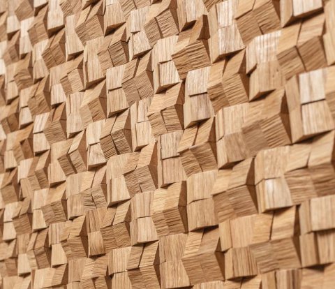 Деревянные стеновые панели Crownwood WP3D1021 Домчик натур