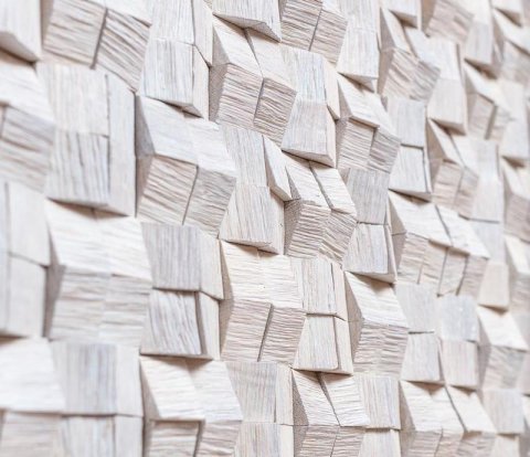 Деревянные стеновые панели Crownwood WP3D1031 Домчик Белый