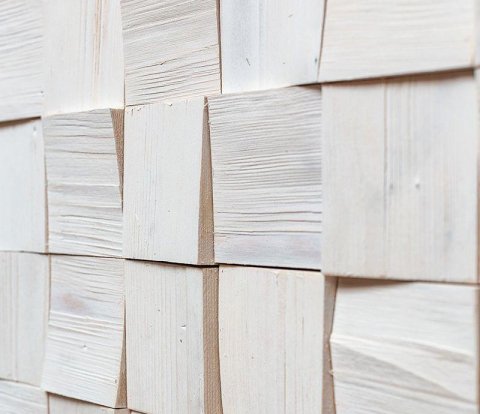 Деревянные стеновые панели Crownwood WP3D1321 Эста белая