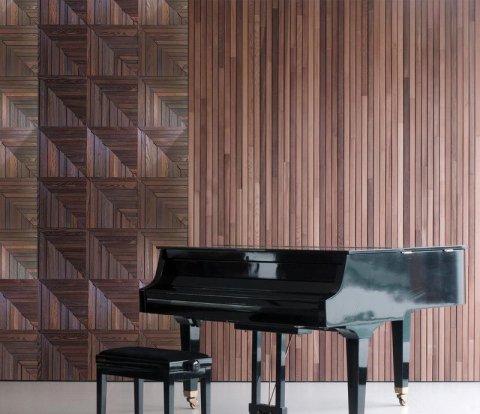 Деревянная мозаика для стен Crownwood Колос WP3D17Т20