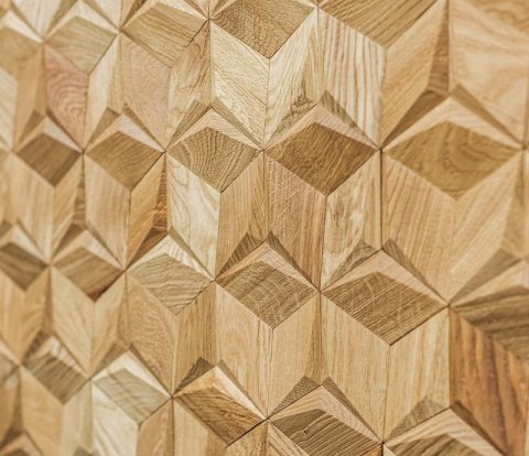 Деревянная мозаика для стен Crownwood Мерси WP3D19021