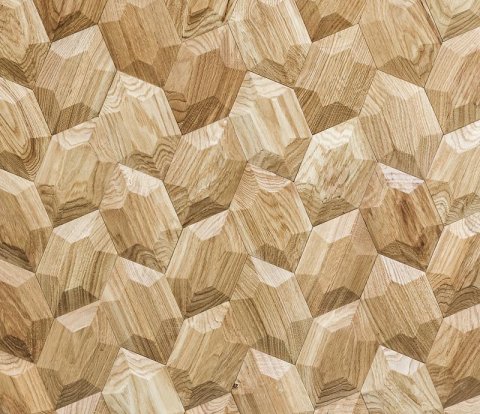 Деревянная мозаика для стен Crownwood Рубин WP3D20020