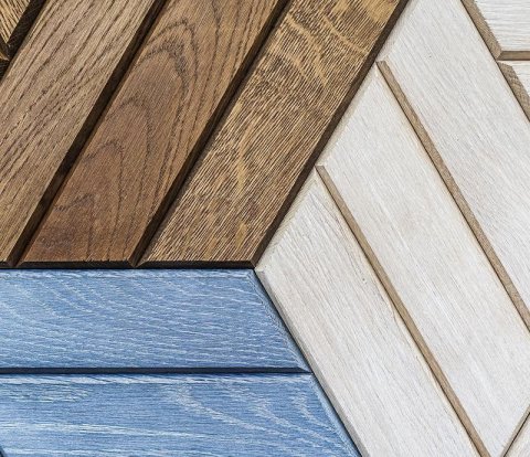 Деревянная мозаика для стен Crownwood Куба Венге WP3D22040