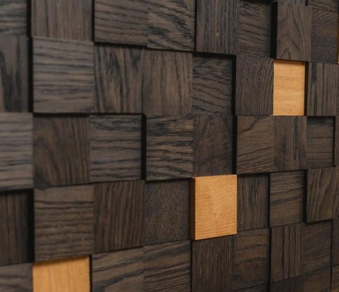 Деревянные стеновые панели Crownwood WP3D2R060 Студия Эбен