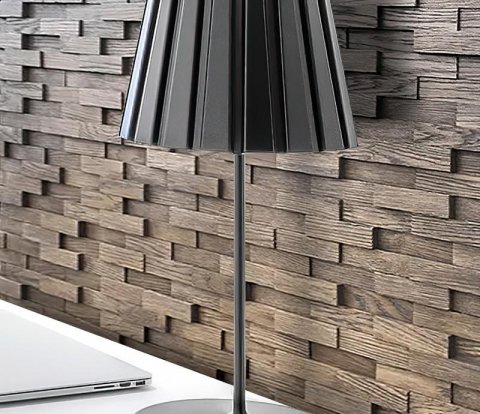 Деревянные стеновые панели Crownwood WP3D4040 Рубка