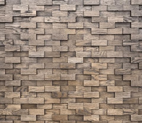 Деревянные стеновые панели Crownwood WP3D4040 Рубка