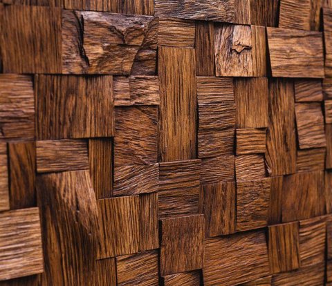 Деревянные стеновые панели Crownwood WP3D5051 Хауз мокко