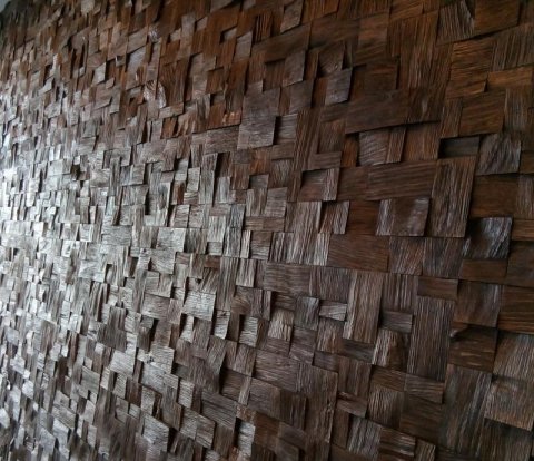 Деревянные стеновые панели Crownwood WP3D5051 Хауз мокко