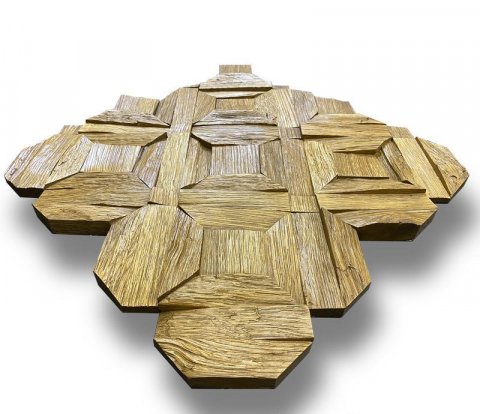 Деревянная мозаика для стен Crownwood Восток WP3D80131