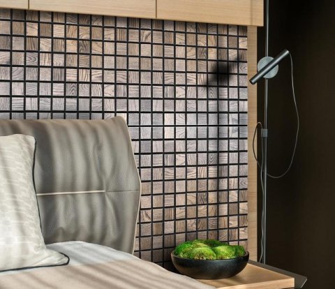 Деревянные стеновые панели Crownwood WP3D9040 Шоколад