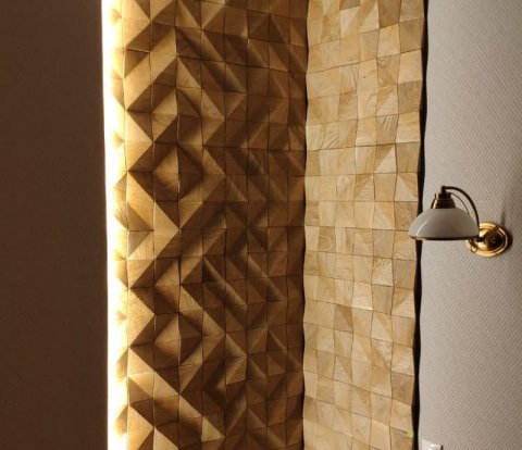 Деревянные стеновые панели Crownwood WP3DA020 Аравия натур