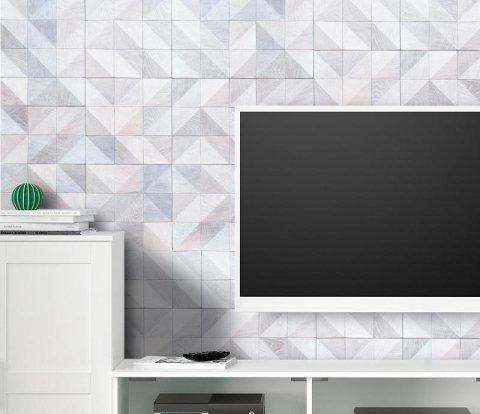 Деревянные стеновые панели Crownwood WP3DA030 Аравия Белая