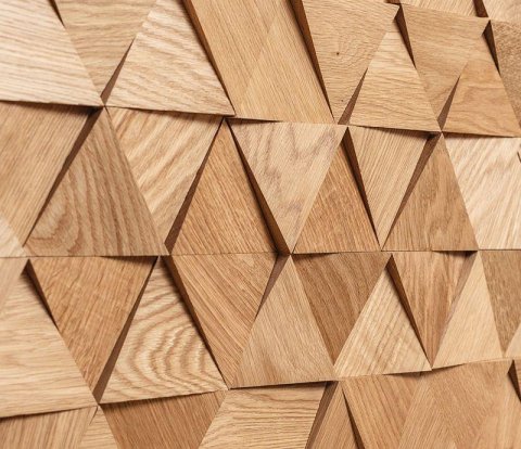 Деревянные стеновые панели Crownwood WP3DT021 Трой спил