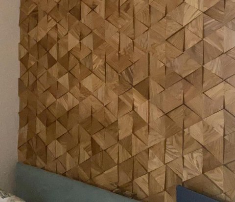 Деревянные стеновые панели Crownwood WP3DT021 Трой спил