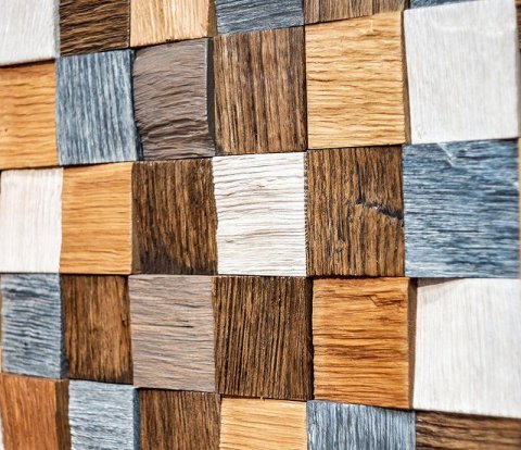 Деревянные стеновые панели Crownwood WPART2 Пиксель