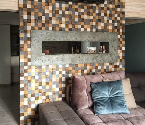 Деревянные стеновые панели Crownwood WPART2 Пиксель