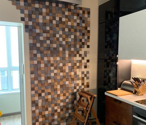 Деревянные стеновые панели Crownwood WPART2 Пиксель