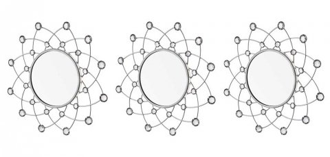 Зеркало Aviere 3 шт 29226